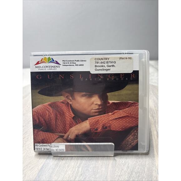 Other - Garth Brooks – Gunslinger (CD, 2016, Pearl Records, Library Copy)